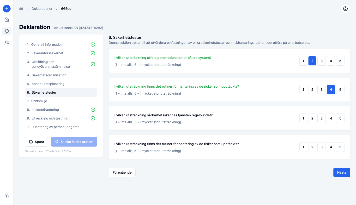 GRC-system inriktat mot supply chain security
